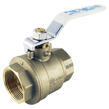 TMG 1-1/2 in. Lead Free Brass FNPT x FNPT Full-Port Ball Valve 94ALF10701TMG